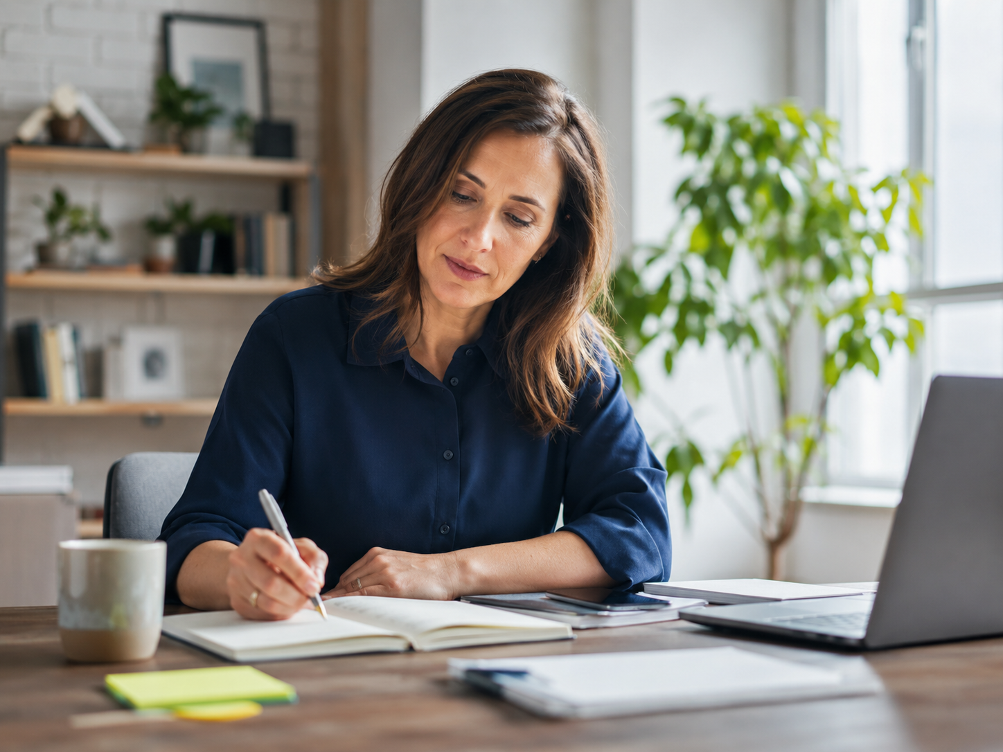 Professional reflecting on their career direction